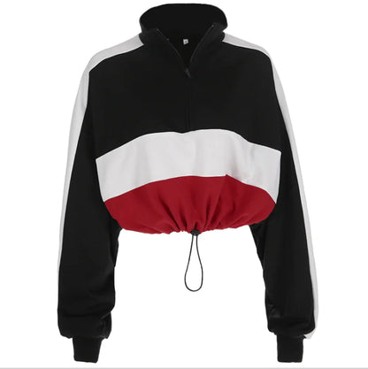 Cropped Long Sleeve Hoodie
