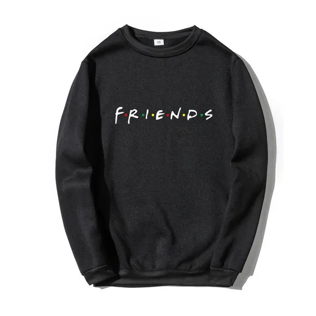 Friends Logo Hoodie in Red, Black, and Pink
