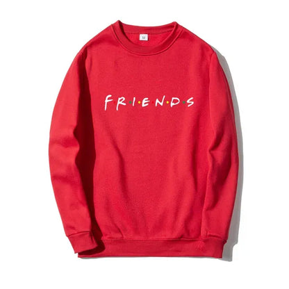 Friends Logo Hoodie in Red, Black, and Pink