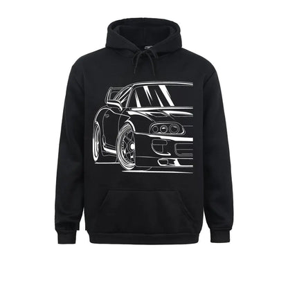 JDM 2JZ Car Hoodie with Unique Design