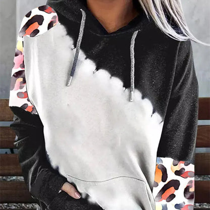 Women's Casual Printed Sports Hoodie