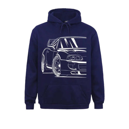 JDM 2JZ Car Hoodie with Unique Design