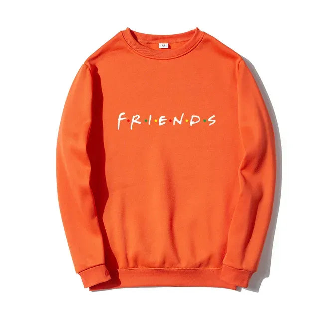 Friends Logo Hoodie in Red, Black, and Pink
