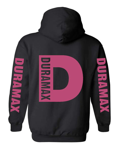 Gawx Tee Duramax Hoodie Sweatshirt Front and Back Sweater Hoodie S5XL XL Pink X Large
