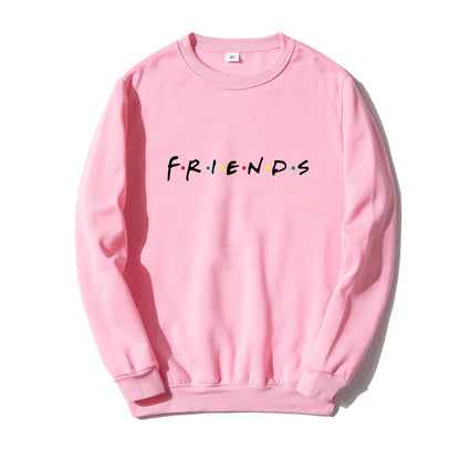 Friends Logo Hoodie in Red, Black, and Pink