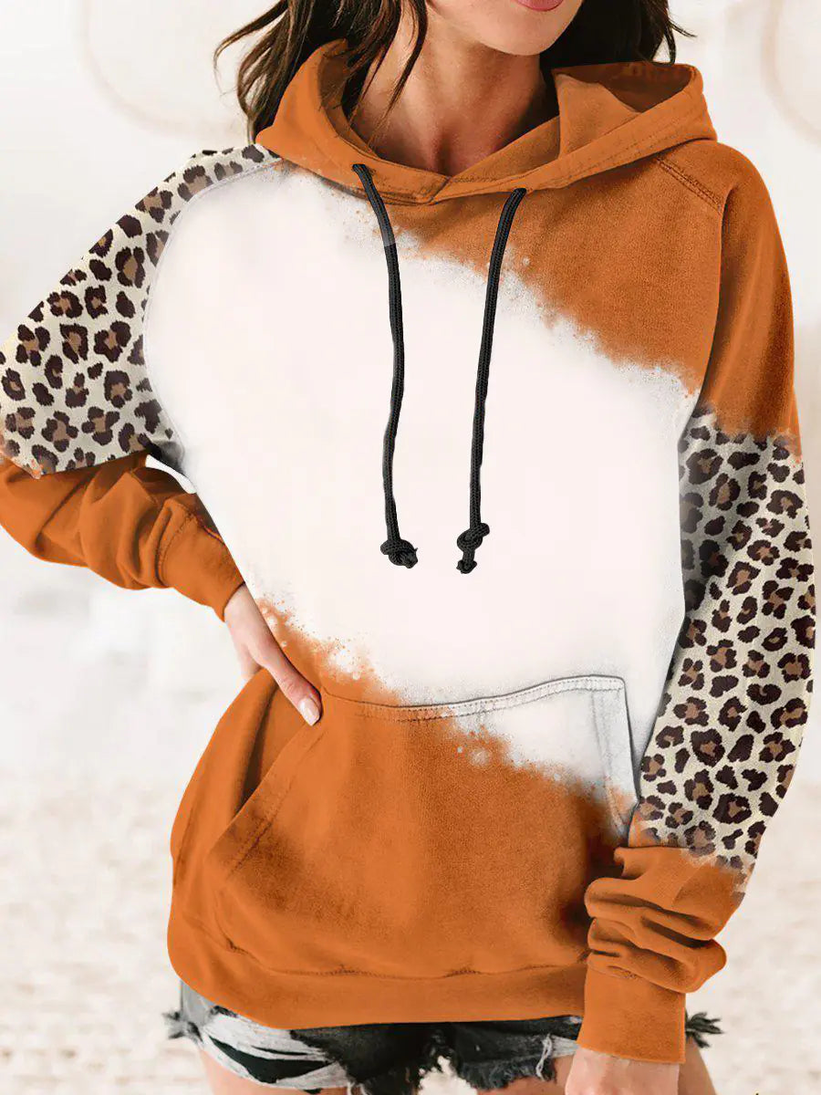 Women's Casual Printed Sports Hoodie