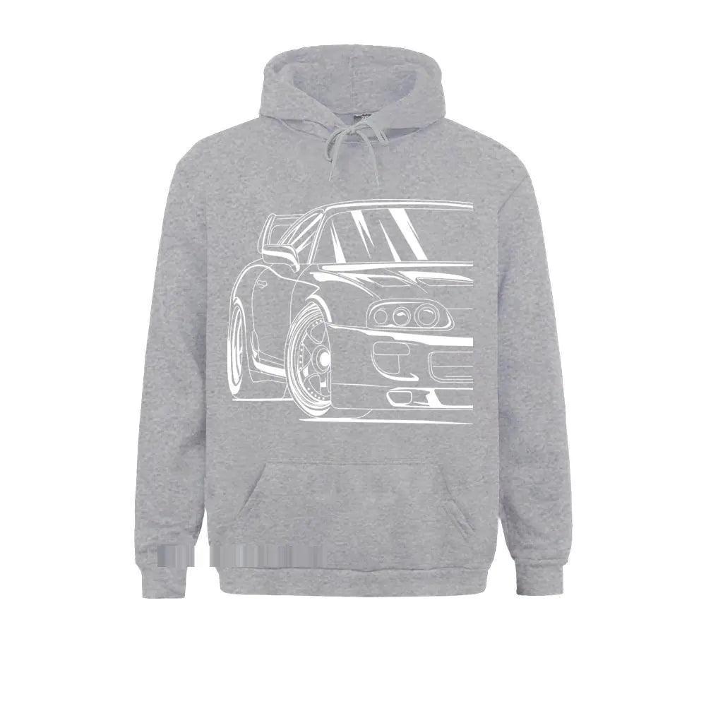 JDM 2JZ Car Hoodie with Unique Design