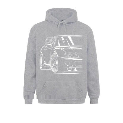 JDM 2JZ Car Hoodie with Unique Design