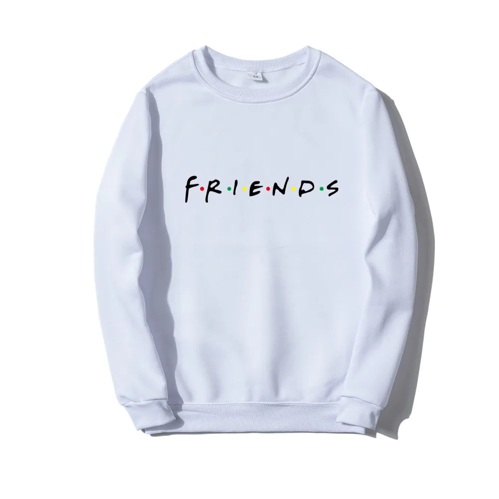 Friends Logo Hoodie in Red, Black, and Pink