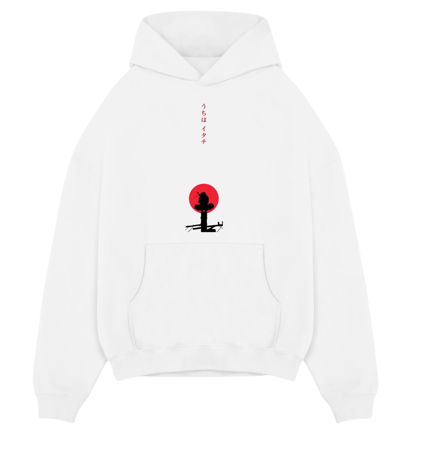 Korean Printed Long Sleeve Slouchy Loose Hoodie