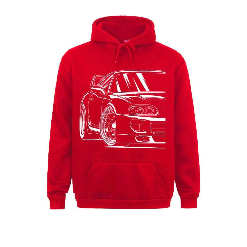 JDM 2JZ Car Hoodie with Unique Design