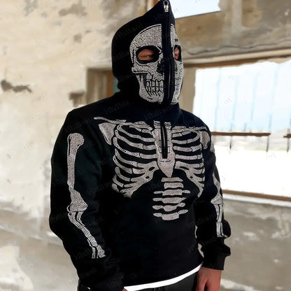 Personalized Graphic Embroidered Loose Pullover Hoodie