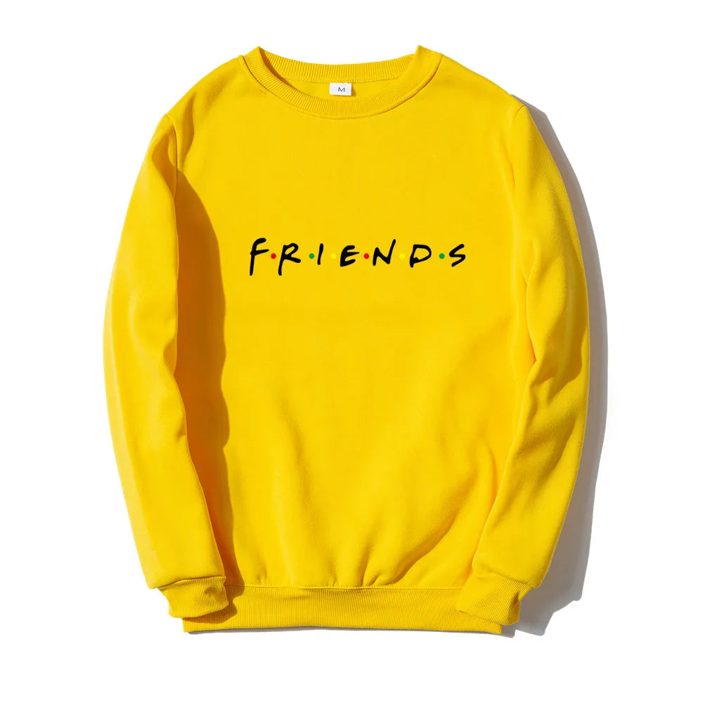 Friends Logo Hoodie in Red, Black, and Pink