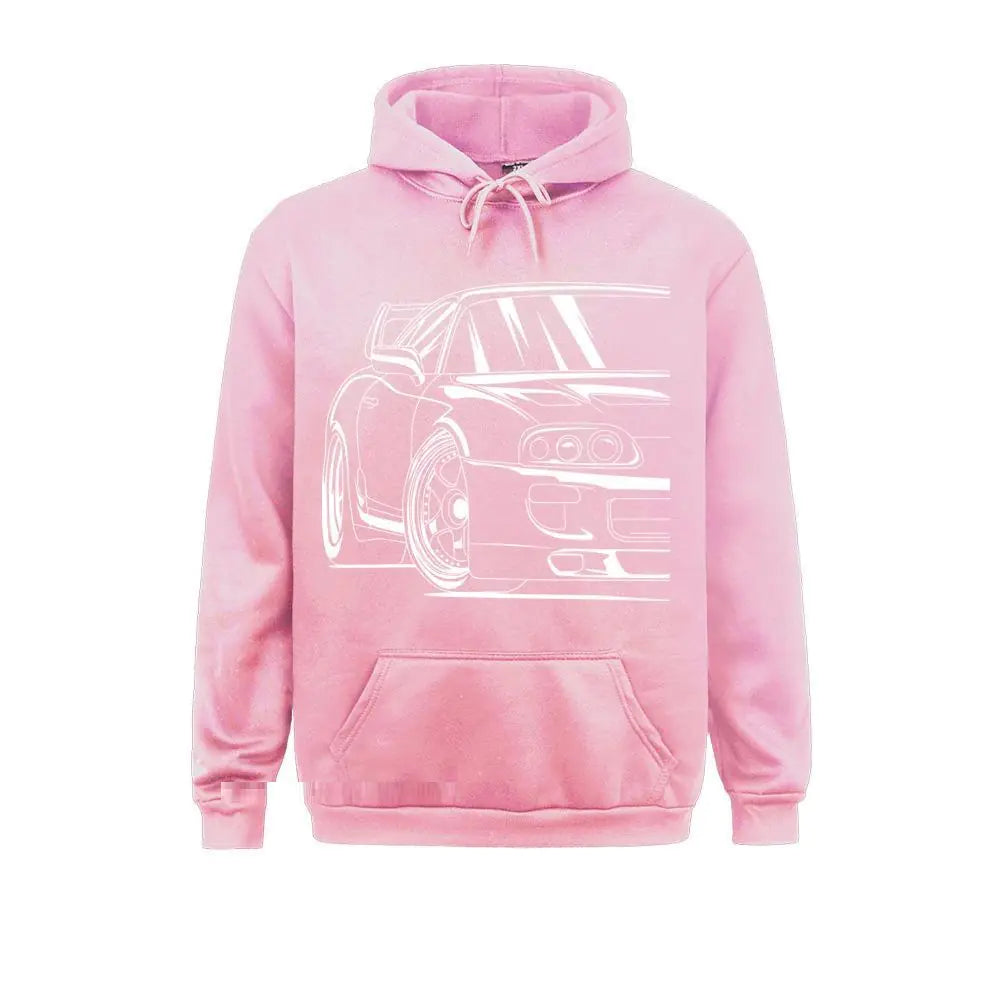 JDM 2JZ Car Hoodie with Unique Design