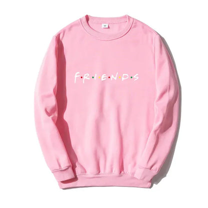 Friends Logo Hoodie in Red, Black, and Pink