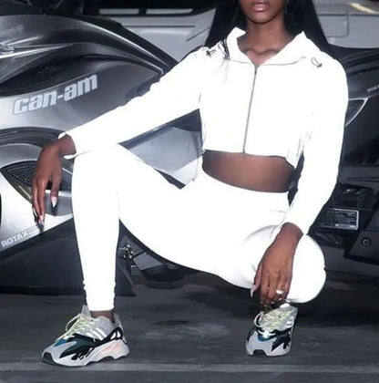 Reflective Hoodie with Drawstring for Women