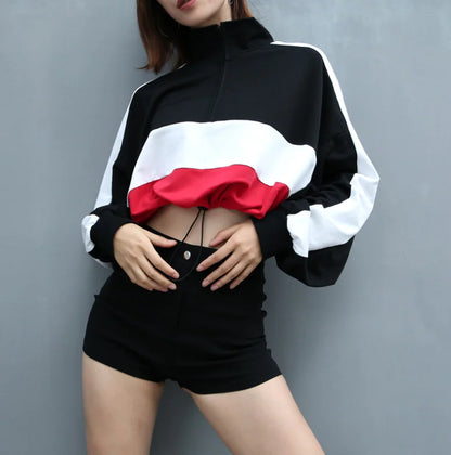 Cropped Long Sleeve Hoodie
