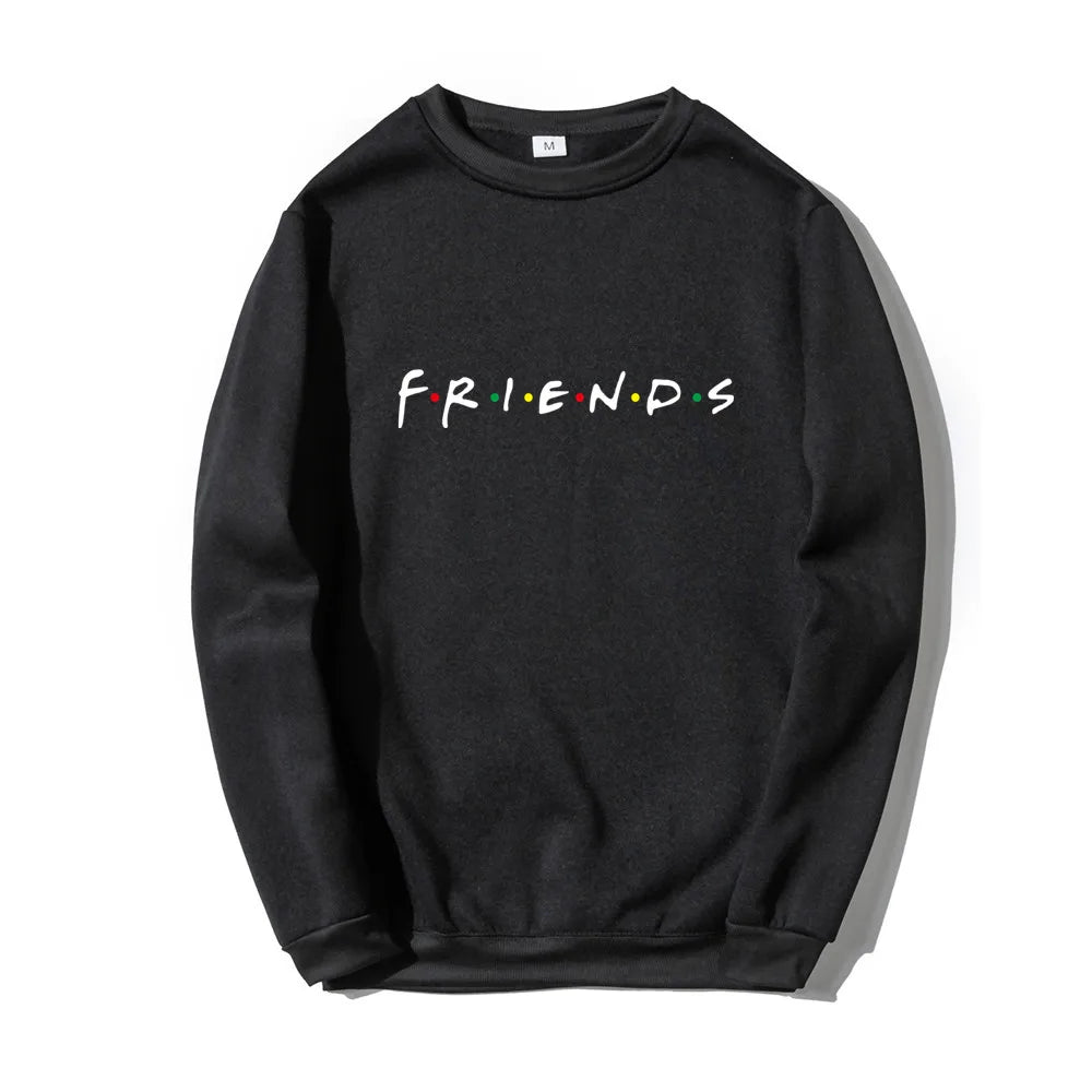 Friends Logo Hoodie in Red, Black, and Pink