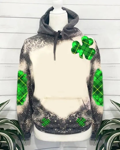 Women's Casual Printed Sports Hoodie