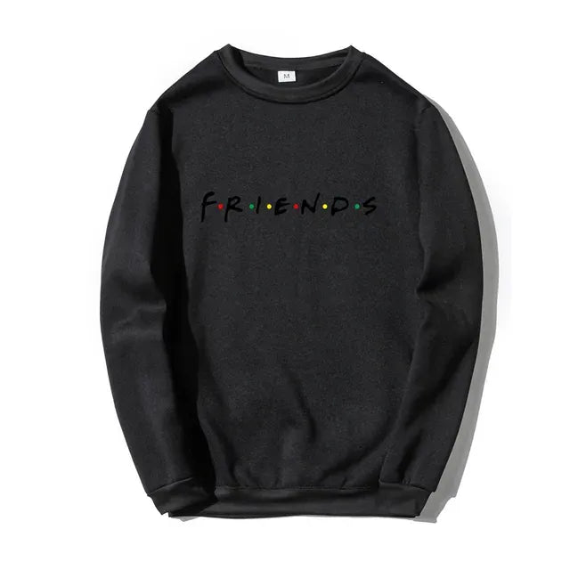 Friends Logo Hoodie in Red, Black, and Pink