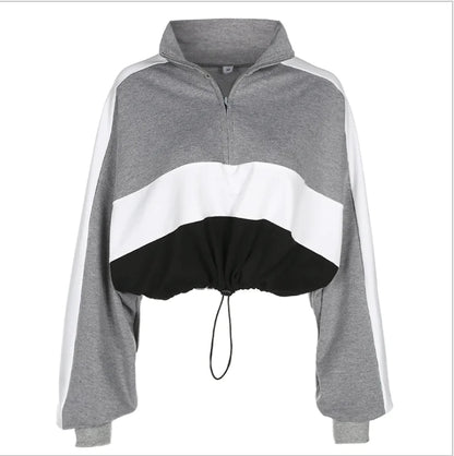 Cropped Long Sleeve Hoodie