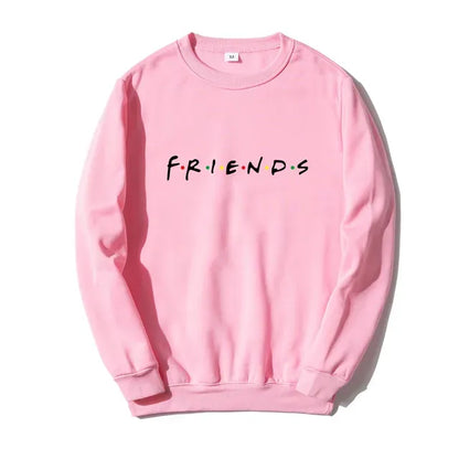 Friends Logo Hoodie in Red, Black, and Pink
