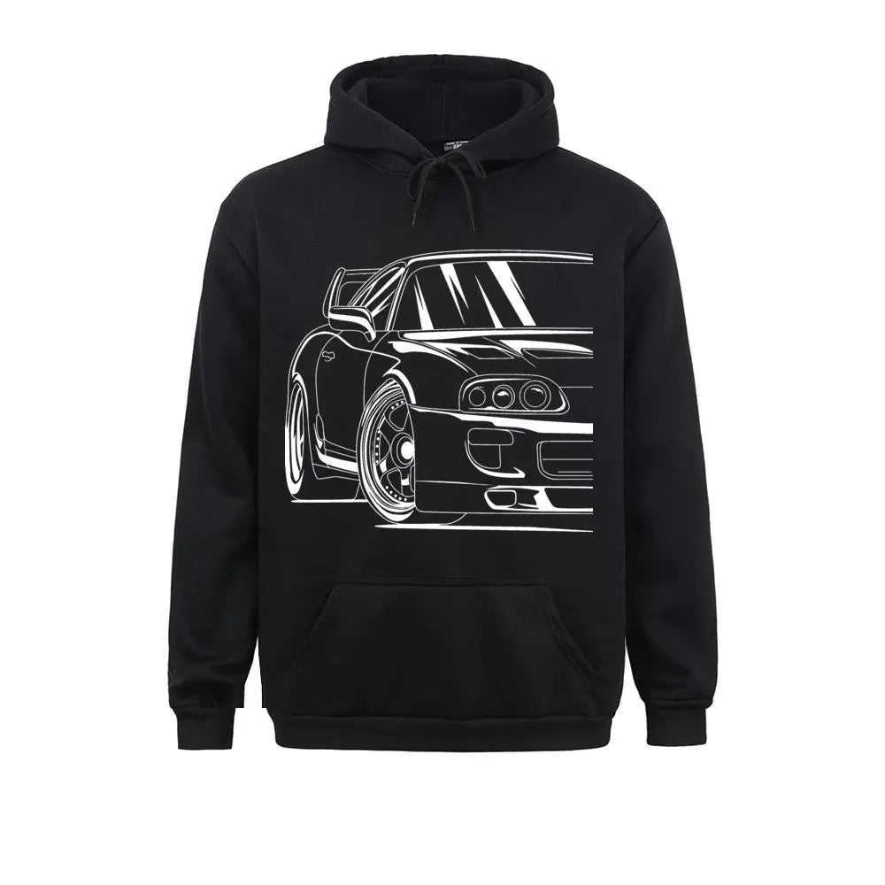 JDM 2JZ Car Hoodie with Unique Design