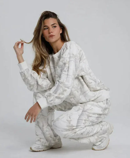 Camouflage Maple Leaf Hoodie Set