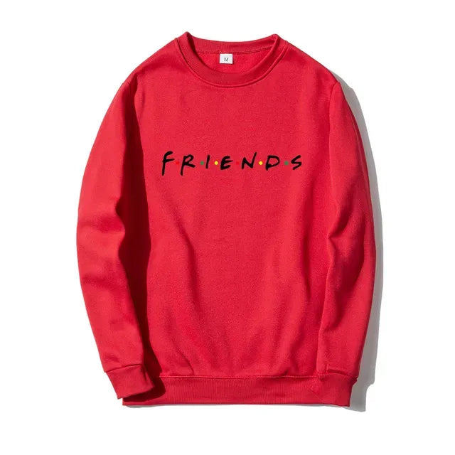 Friends Logo Hoodie in Red, Black, and Pink
